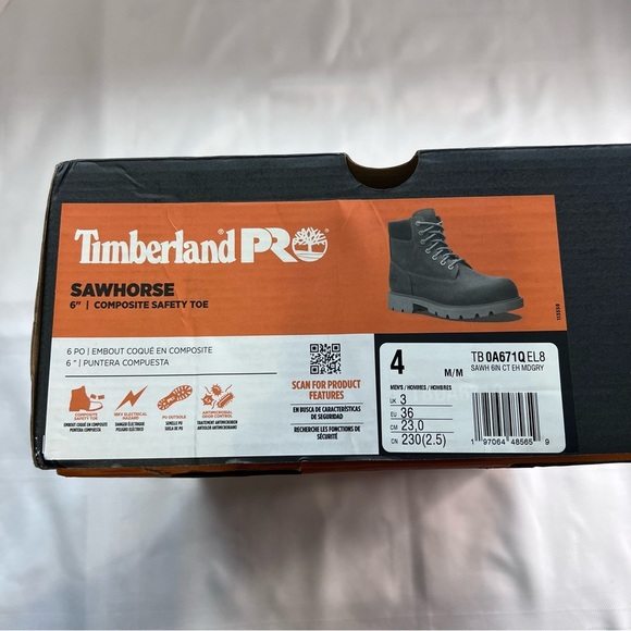 Timberland PRO Men's Gray Work Boots - Picture 13 of 15